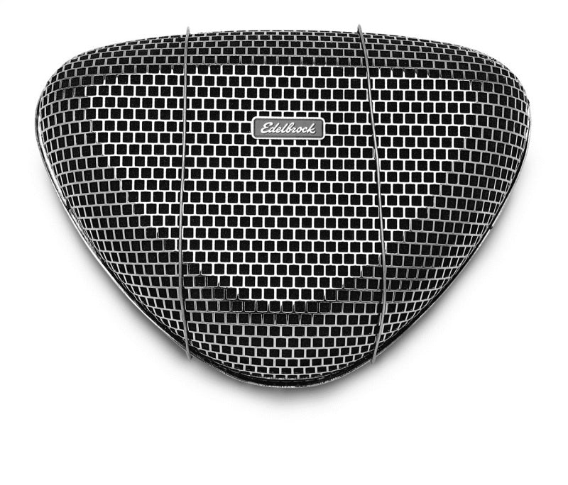 Filtre à air Edelbrock Pro-Flo série 1000 avec dessus triangulaire en acier 11 375 po x 8 375 po x 3 po Chrome