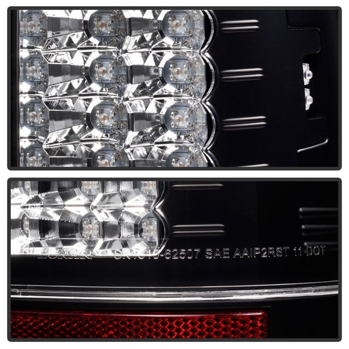 Feux arrière à LED Spyder Ford Super Duty 08-15 Version 2 Noir ALT-YD-FS07-LED-G2-BK