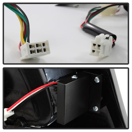 Feux arrière à LED Spyder 98-05 Lexus GS300 /GS400 4 pièces - Noir (ALT-YD-LGS98-LED-BK)