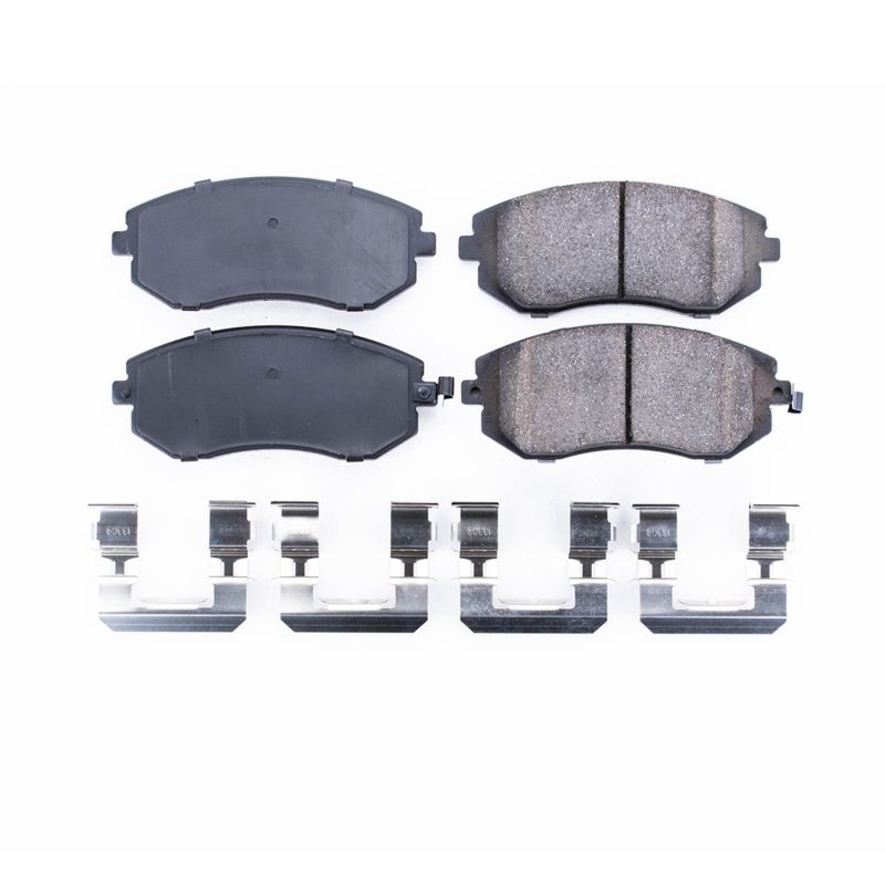 Power Stop 05-06 Saab 9-2X Front Z17 Evolution Ceramic Brake Pads w/Hardware