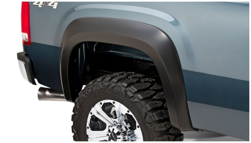 Bushwacker 07-13 GMC Sierra 1500 Fleetside Extend-A-Fender Style Flares 4 pièces 69,3 pouces - Noir