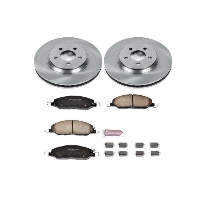 Kit de freins avant Power Stop Autospecialty pour Ford Mustang 11-14