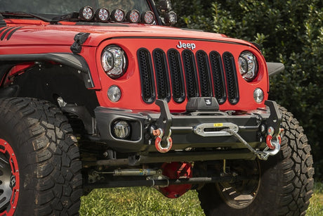 Ensemble de pare-chocs avant Rugged Ridge 07-18 Jeep Wrangler JK Arcus avec plateau et crochets