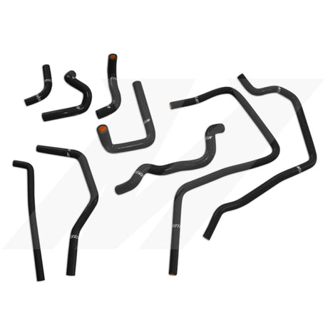 Tuyaux auxiliaires en silicone noir Mishimoto pour Subaru WRX 01-05