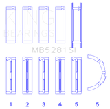 King Engine Bearings Ford 281CI 4.6L V8 (Size +0.75) Main Bearing Set