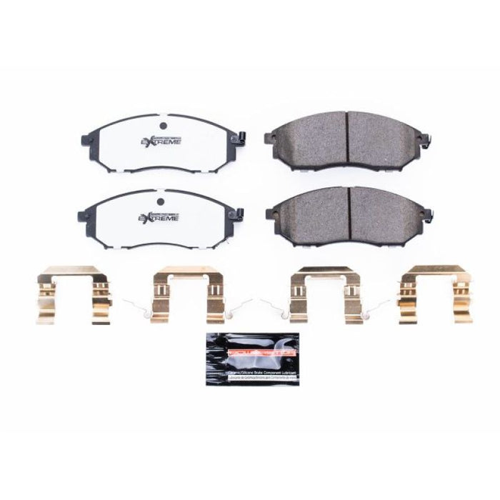 Power Stop 08-12 Infiniti EX35 Front Z26 Extreme Street Brake Pads w/Hardware