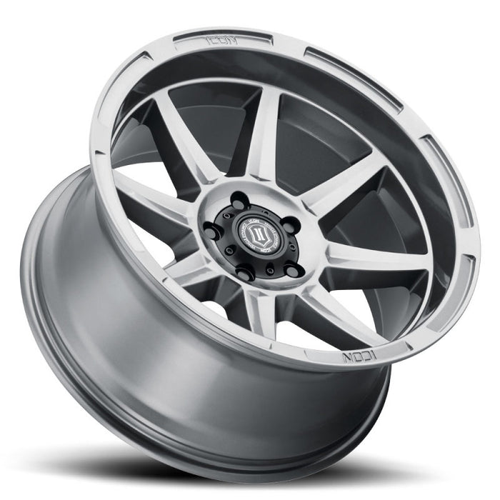 Roue ICON Bandit 20x10 6x5,5 -24 mm de déport 4,5 pouces BS Gunmetal