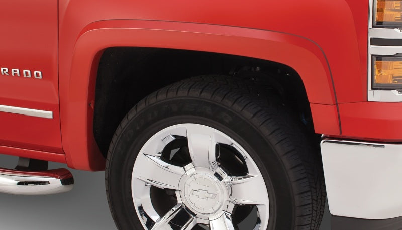Élargisseurs de pare-chocs Bushwacker 15-18 Chevy Silverado 2500 HD de style OE, 2 pièces - Noir