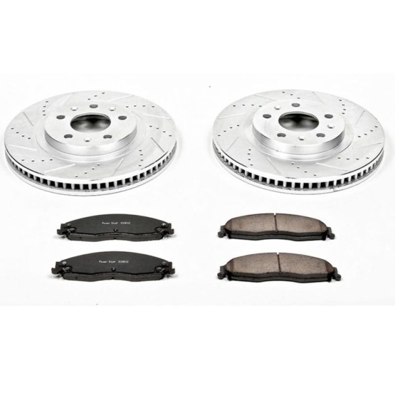 Power Stop 03-07 Cadillac CTS Front Z23 Evolution Sport Brake Kit