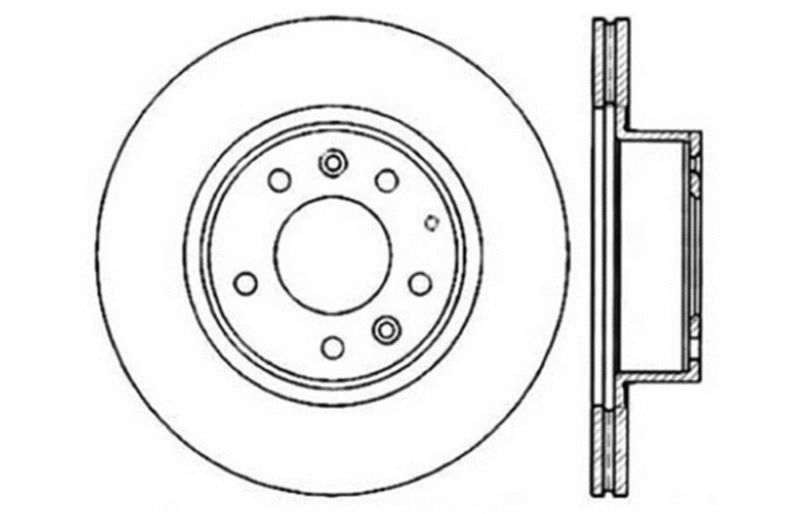 Disque de frein sport fendu et percé StopTech