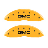 Ensemble avant MGP 2 couvre-étriers gravés avant finition jaune GMC noir ch