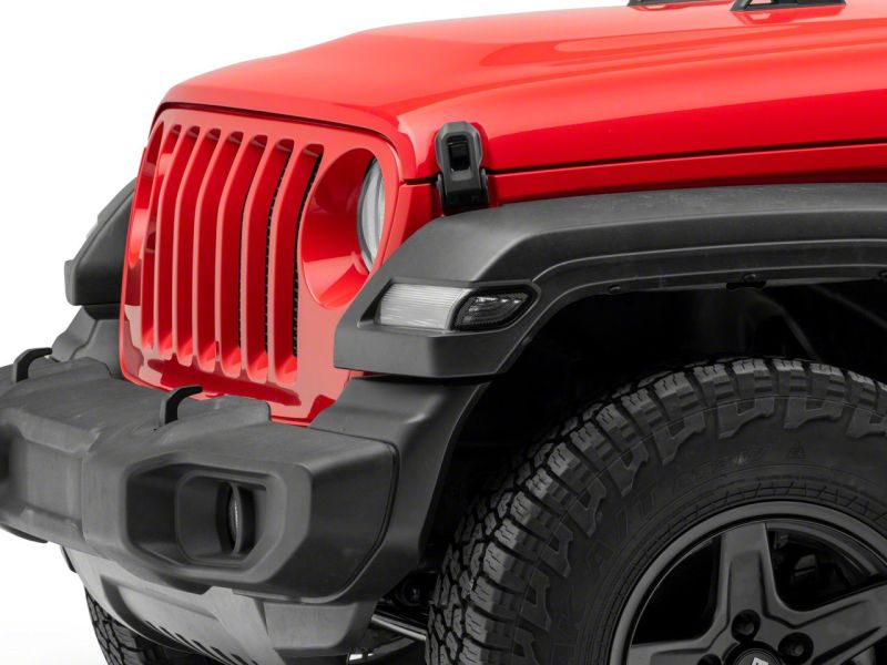 Feux de position latéraux à LED Raxiom 18-23 Jeep Wrangler JL Axial Series - Fumés