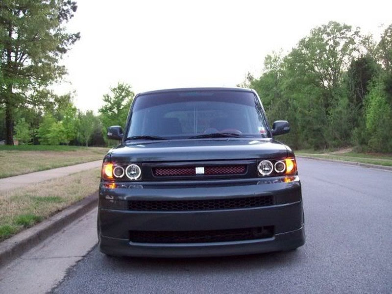 Phares de projecteur Spyder Scion XB 03-07 LED Halo noir haut H1 bas 9006 PRO-YD-TSXB03-HL-BK