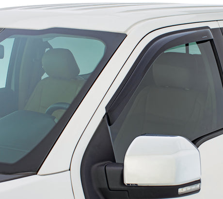 Déflecteur de vent latéral Tape-Onz pour pick-up Dodge Dakota 1997-2004 Stampede 2 pièces - Fumé
