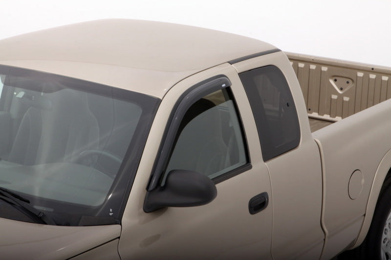 Déflecteurs de fenêtre à montage extérieur AVS 00-04 Dodge Dakota Crew Cab Ventvisor 4 pièces - Fumé