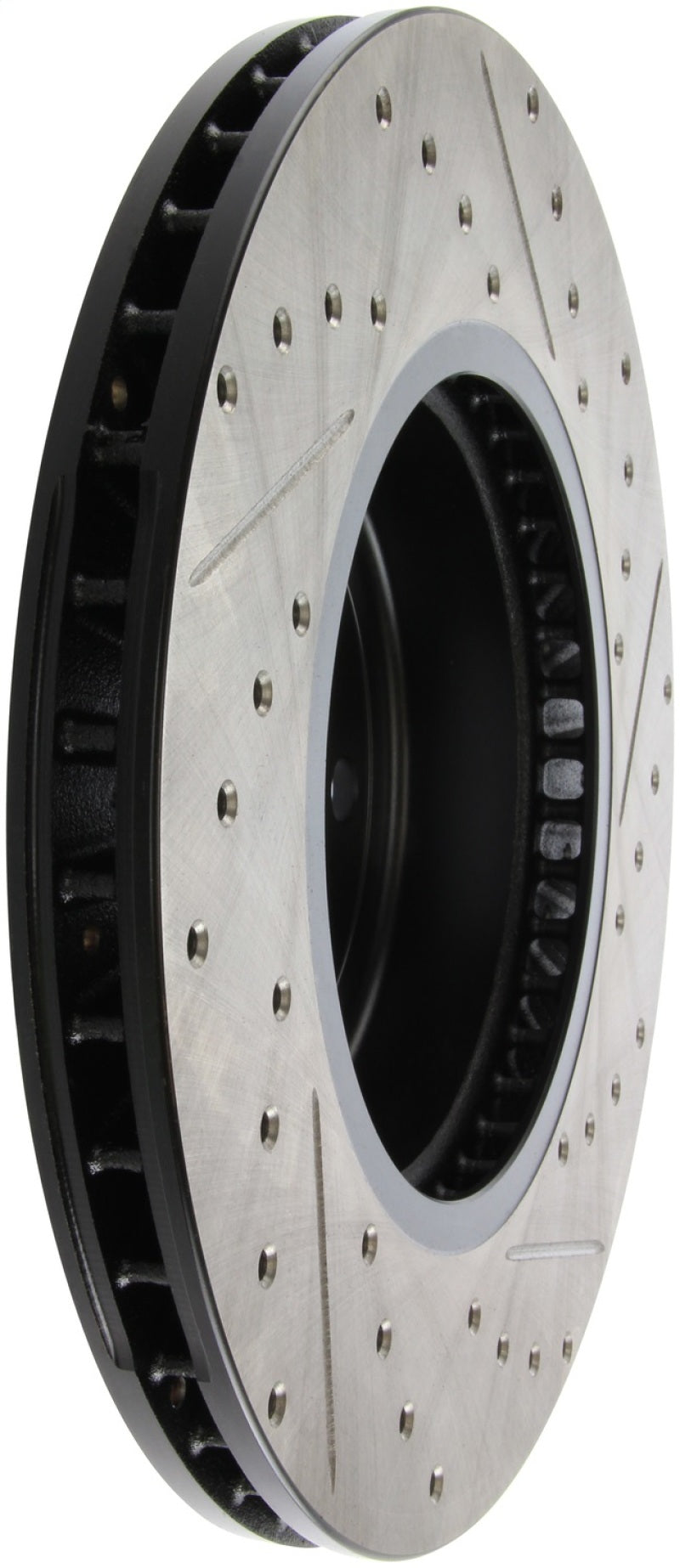 Disque de frein avant droit fendu et percé StopTech pour BMW 535i 2011-2013 / BMW 640i 2012-2016