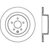 StopTech Power Slot 09 Nissan 370z / 08-09 Infiniti G37 Slotted Rear Left CRYO Rotor