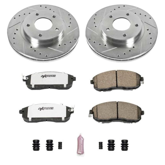 Kit de freins avant Power Stop 99-01 Nissan Maxima Z26 Street Warrior