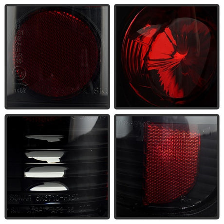 Feux arrière Spyder Ford F150 Styleside 97-03/F250/350/450/550 style européen noir fumé ALT-YD-FF15097-BSM