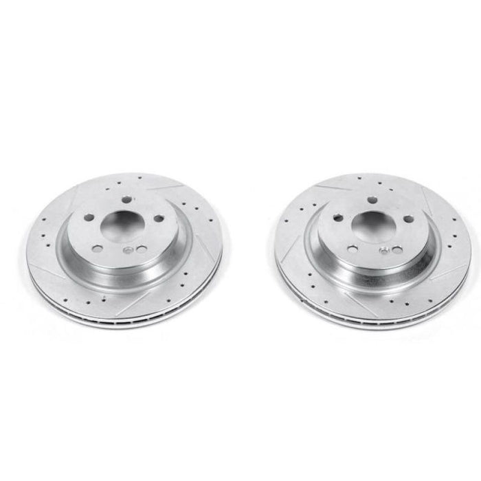 Disques de frein arrière Power Stop 99-03 Mercedes-Benz CL500 Evolution percés et fendus - Paire