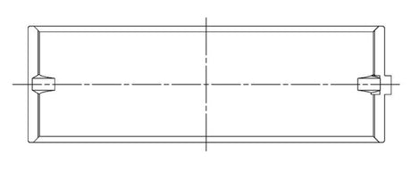Ensemble de roulements principaux étroits de taille standard de 0,080 po pour Chevrolet V8 396/402/427/454 Race Series