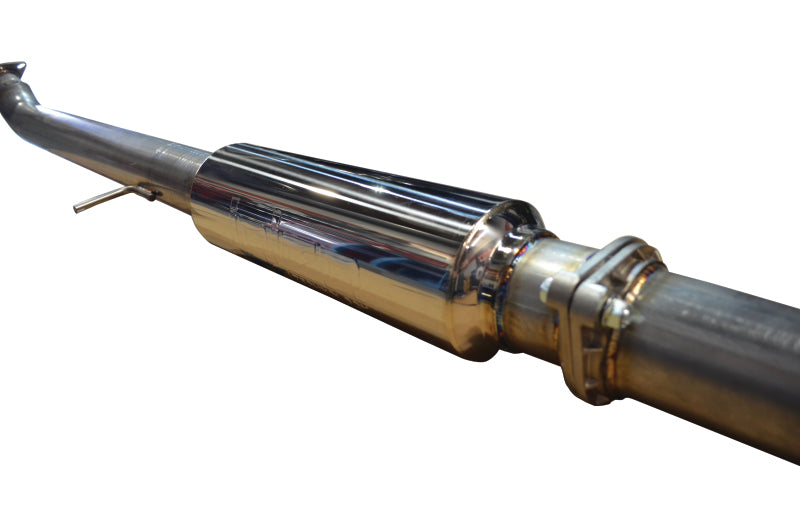 Échappement arrière Cat-Back Injen 16-20 Honda Civic 1,5 L Turbo 4 cylindres (berline) 63 mm SS avec double embout en titane brûlé