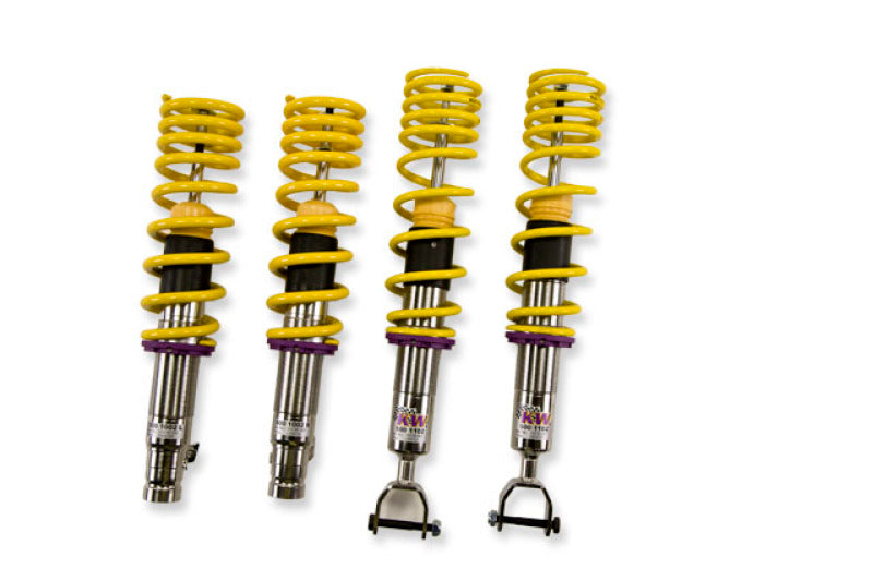 Kit de suspension à ressorts KW V2 Honda Civic; Coupé Hatchback Sedan avec supports de fourche inférieurs arrière