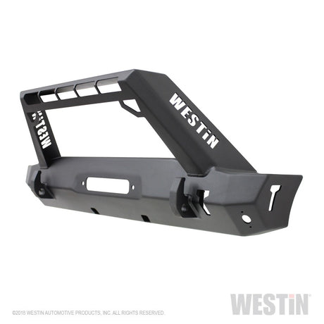 Pare-chocs avant Westin 18-19 Jeep Wrangler JL Stubby - Noir texturé