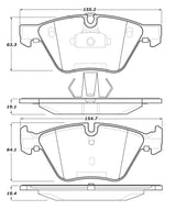 StopTech Street Touring 12 BMW X1 / 09-13 Z4 Front Brake Pads