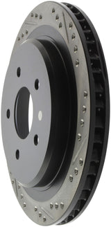 Rotor arrière gauche rainuré et percé StopTech pour Chevrolet Corvette 97-10