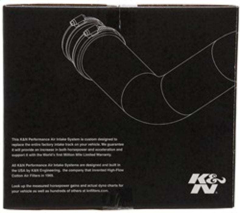 Kit de performances à haut débit poli K&amp;N 04-09 pour Ford Ranger/Mazda B4000 V6-4.0L