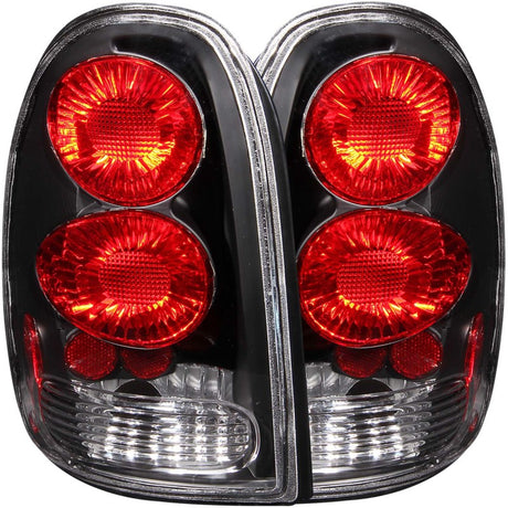 Feux arrière ANZO 1996-2000 Chrysler Voyager Noir