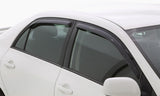 Déflecteurs de vitres avant et arrière AVS 12-18 Ford Focus Ventvisor 4 pièces - Fumé