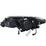 Phares de projecteur ANZO 2012-2013 Toyota Camry avec halo noir