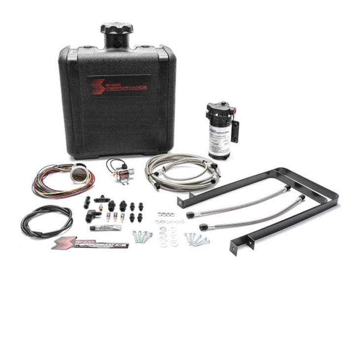 Kit d'injection d'eau de refroidissement de suralimentation Snow Performance Cummins Stg 2 (ligne tressée SS et raccords 4AN)