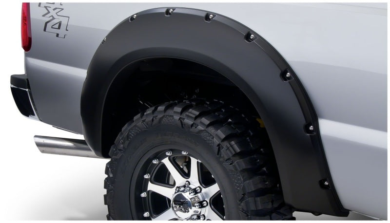 Élargisseurs de poche Bushwacker 11-16 Ford F-250 Super Duty Styleside 2 pièces - Noir