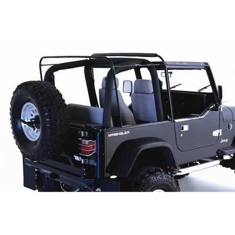Quincaillerie pour capote souple Jeep Wrangler (YJ) Rampage 1987-1995 - Noir