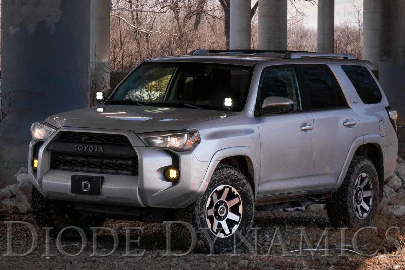 Diode Dynamics 10-21 Toyota 4Runner Stage Series 2in LED Ditch Light Kit Sport - White Combo