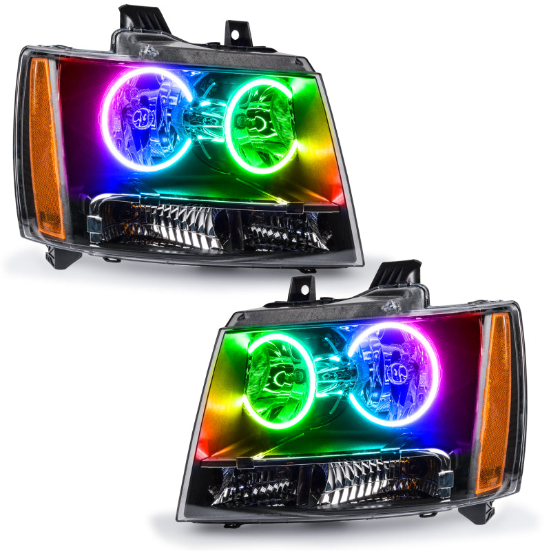 Oracle 07-13 Chevrolet Avalanche Pre-Assembed SMD Headlights - ColorSHIFT w/o Cntrl SEE WARRANTY