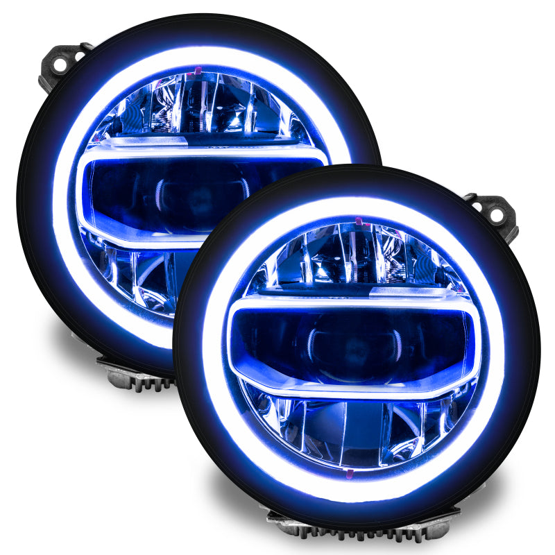 Oracle Jeep Wrangler JL/Gladiator JT RGB+W Headlight DRL Kit - ColorSHIFT w/o Cntrl