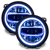 Oracle Jeep Wrangler JL/Gladiator JT RGB+W Headlight DRL Kit - ColorSHIFT w/o Cntrl