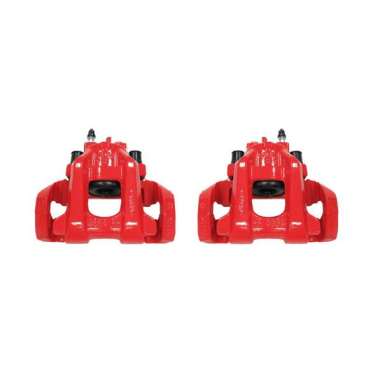 Power Stop 11-17 Dodge Durango Rear Red Calipers w/Brackets - Pair