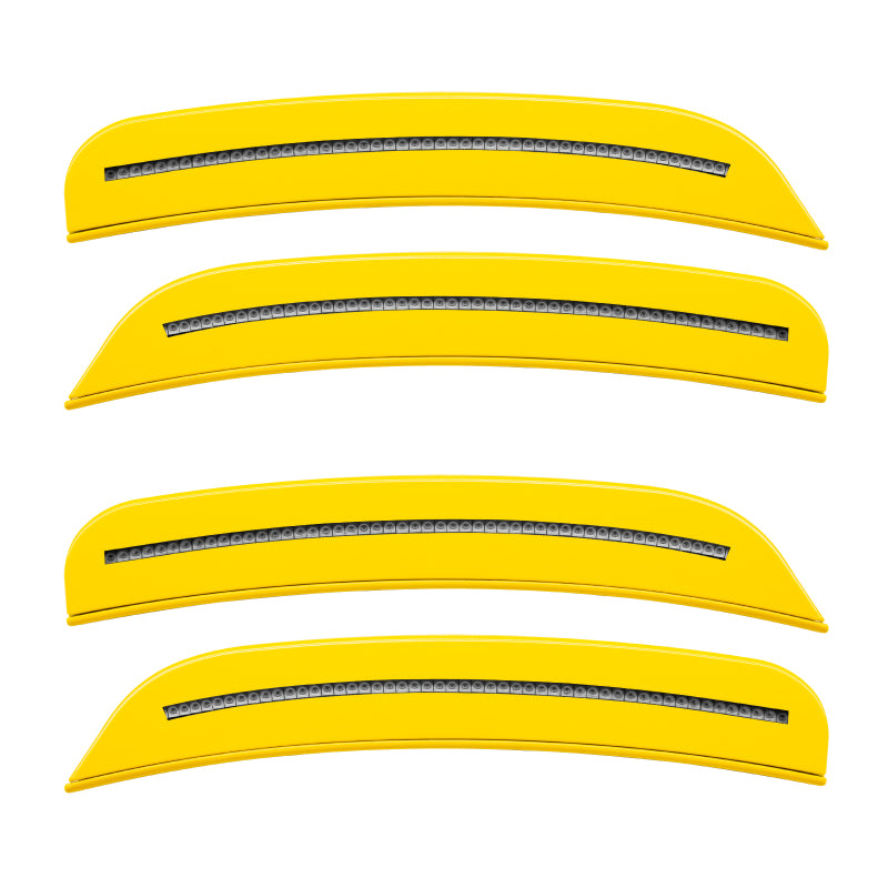 Ensemble de feux de position latéraux Oracle 15-21 Dodge Charger Concept - Transparent - Yellow Jacket (PY4)