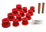 Bagues de ressort à lames monobloc Energy Suspension Nova - Rouge