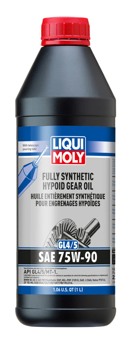 Huile pour engrenages hypoïdes entièrement synthétique LIQUI MOLY 1L (GL4/5) 75W90