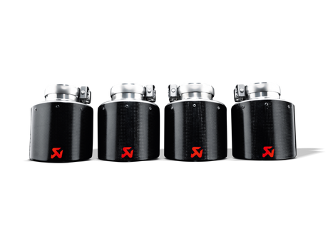 Ensemble de tuyaux d'échappement Akrapovic 06-13 Chevrolet Corvette ZO6/ZR1 (C6) (carbone 115 mm)