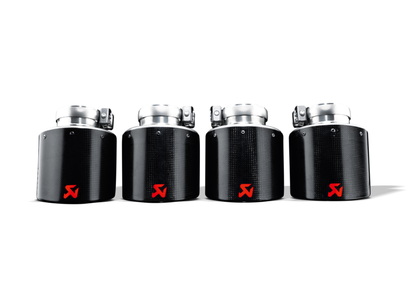 Ensemble de tuyaux d'échappement Akrapovic 06-13 Chevrolet Corvette ZO6/ZR1 (C6) (carbone 115 mm)