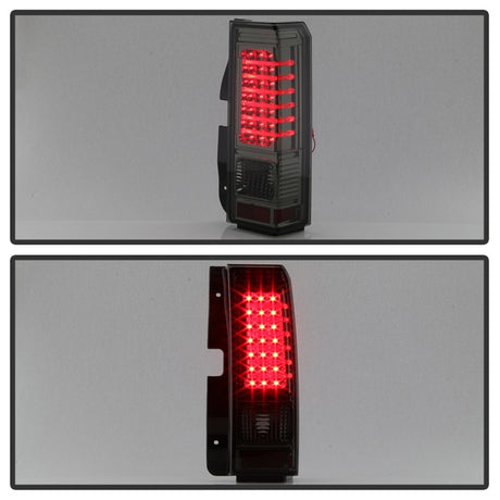 Feux arrière à LED Xtune Hummer H3 06-09 (non H3T) Fumé ALT-ON-HH306-LED-SM
