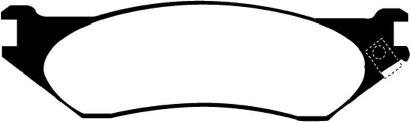 Plaquettes de frein avant EBC 98-02 Dodge B150 B1500 Cargo 1500 Van 1/2 tonne Ultimax2