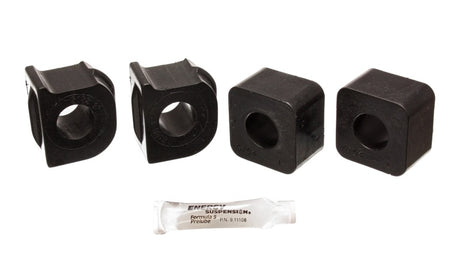 Ensemble de bagues de barre stabilisatrice avant et de biellette d'extrémité noires 1-1/8 po pour Chrysler Daytona/Lancer 80-89 Energy Suspension